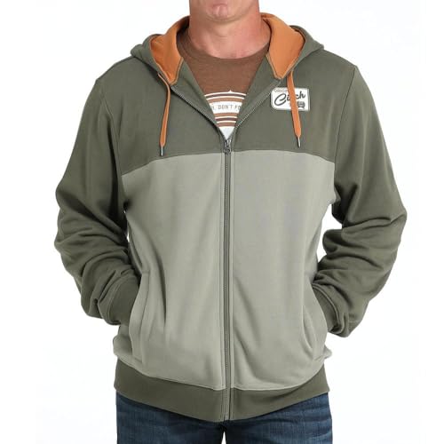 Cinch Men's Olive Full Zip Jacket