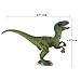 Zooawa Velociraptor Dinosaur Figure Toy - Green