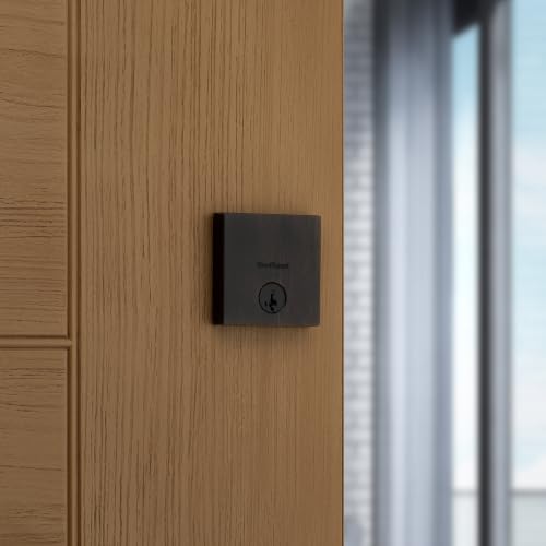 Kwikset Downtown Keyed Front Door Deadbolt with SmartKey, Venetian Bronze - image 2