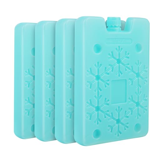 Image of Ice Packs for Lunch Boxes Cooler Tote Bags Reusable Refreezable Cold Slim Large Cheap Hard Protable Icepacks for Bento Shipping Beach Camp Car