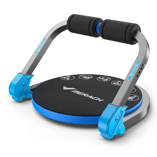 MERACH Ab Machine Sit Up Exercise Equipment with 3 Adjustable Resistance Levels Automatic Rebound Ab Crunch Machine for Core Workout Ab Workout Equipment for Stomach