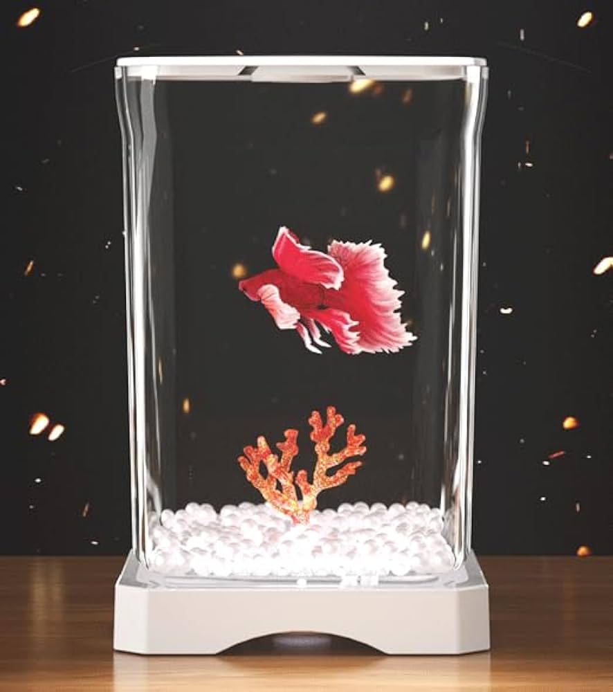 水槽 My Style 楽天市場】LEDライト付き ミニ水槽 水槽セット アクアリウム 魚