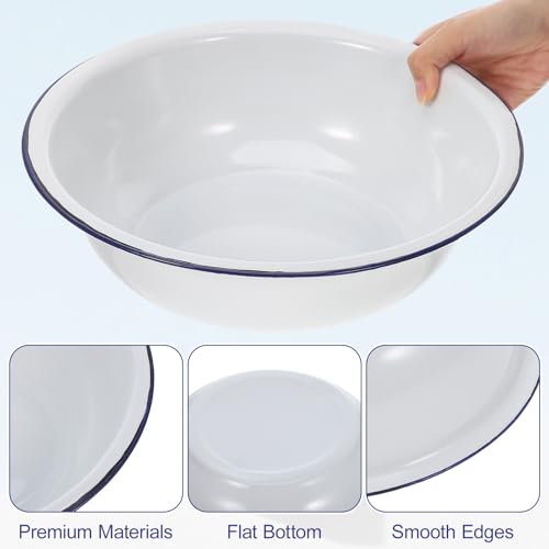 Bañera de esmalte para baño de pies retro Sewroro miniatura 7