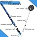 Weaninyiu Cruise Ship Lanyard,with Adjustable Badge Lanyard with Detachable Clasp, Waterproof ID Badge Holder for All Cruise Ships and Vessels Key Cards (Blue Starry Sky)