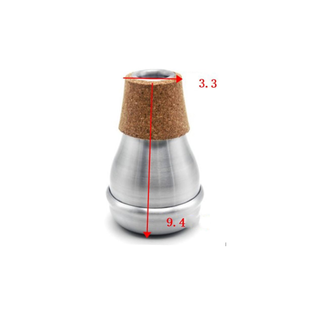 Sordina per Tromba Portatile Mini, Dispositivo Mute 1 Pezzo | Alluminio, Accessorio per Musicisti Jazz, Intonazione e Qualità Sonora, Formato Compatto