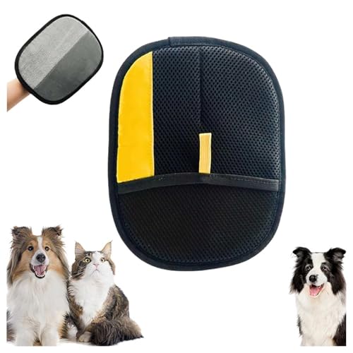 HINNVCL Guanto per la rimozione dei peli di animali domestici per gatti e cani, guanti efficienti per la toelettatura dei peli di animali domestici, guanti per la rimozione dei peli di gatti e cani