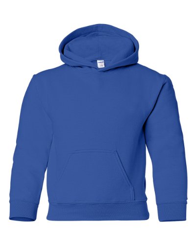 Gildan Heavy Blend Youth Hooded Sweatshirt, Royal, Large