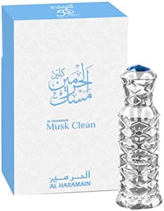 Al Haramain Musk Clean for Unisex Adult - 0.4 oz Parfum Oil (Mini)