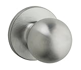 Weiser Regina Satin Chrome Passage Door Knob, Hall/Closet Interior Door Knob, Non-Locking Door Knob
