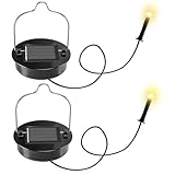 【Imperméable】L'embout de lampe solaire de rechange est muni d'un revêtement imperméable et convient pour une utilisation en extérieur. Elle fonctionne même sous la pluie. Elle peut éclairer les jardins, les campings et les rues. Veillez à ne pas la plonger dans l'eau pendant une longue période.