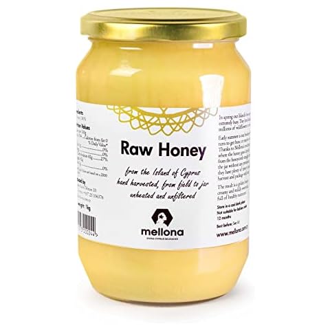 Mellona 100% Raw Creamy Golden Honey 1KG Cover