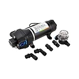 Yaegoo AC 110V Self Priming Water Pressure Diaphragm Pump for Caravan, RV, Boat, Marine (High Open...