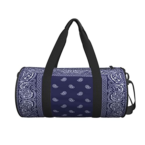 Travel Duffel Bag For Men Women-Southwestern Bandana Paisley Weekend Bag-Large Capacity Sport Gym Bag2