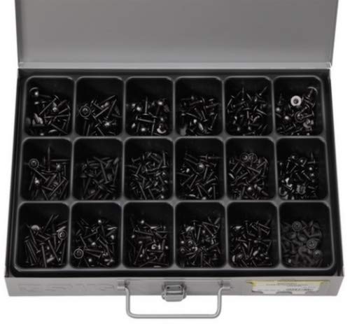 Vis en tôle de précision avec empreinte profonde en coffret de 750 pièces