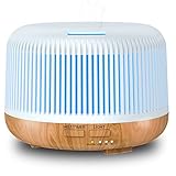 Pinci Essential Oil Diffuser,300ml Aromatherapy Diffuser,Cool Mist Aroma Humidifier with 7 Colors Li