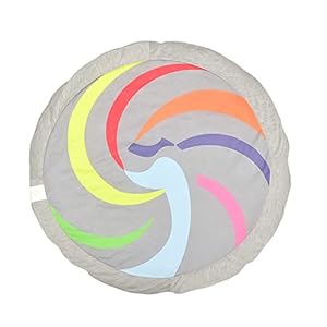 Kruipendeken voor baby’s | Rainbow Baby Speelkleed Rond Vloerkleed – Ademend Kruipkussen Kids Kinderen Vloer Kussen Tapijt Spel Speelgoed Deken Gym Tapijt voor Woonkamer Tumotsit