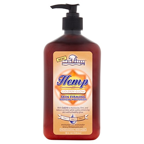 Malibu Tan Hemp Golden Glow Skin Firming Bronzing Moisturizer