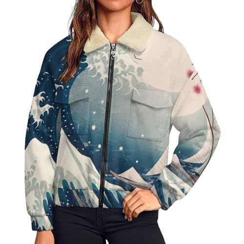 Polaire femme chaude zippée contre le froid pour rester bien au chaud