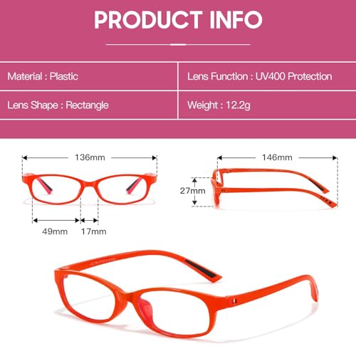 Image of DreamCalf Trendy Fake Glasses Small Rectangle Y2K Eyewear with Anti Blue Light for Women's Cosplay and Daily Style