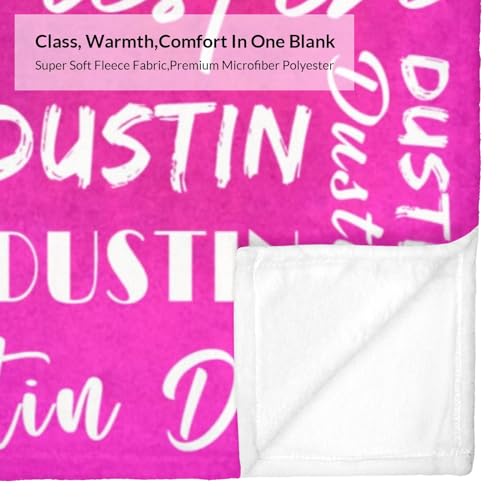 Name Blanket Personalized Name Blanket Customized Blanket with Name Text for Adult Kid Birthday Christmas Mothers Fathers Valentines Day Gift
