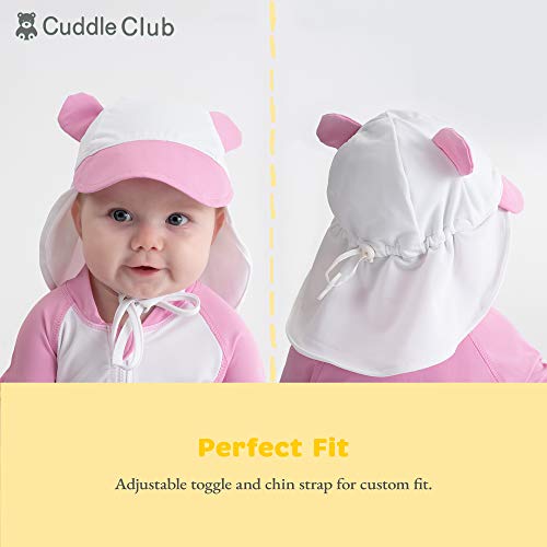 Baby Sun Hat | UPF 50+ Sun Protection All-Day Adjustable Infant Sun Hat for Head, Neck & Eyes3