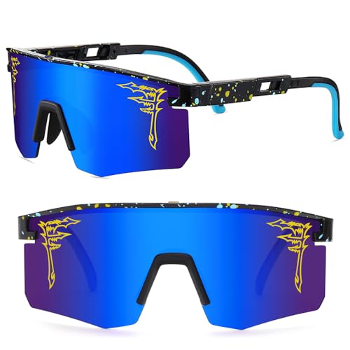 Image of ACEXPNM Two Sizes Baseball Sunglasses For Adults and Youth Boys Girls Kids UV400 Men Women Outdoor Sports Sun Glasses