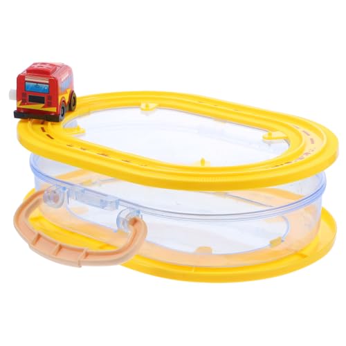 Toddmomy Large Capacity Storage Box Toy Wind-up Car Storage Easy Organization for Boys and Girls