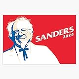 Bernie Sanders 2024 - The Colonel! Sticker Vinyl Decal Bumper Sticker 5'
