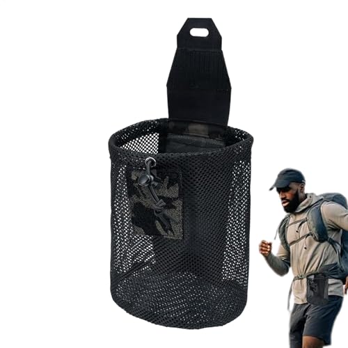 Bolsillo de Bolsa de volcado, Bolsa de volcado Gran Capacidad de Malla Plegable Orientación de Servicios de Ventas de Las láminas del cinturón, Almacenamiento de Cintura para caminat