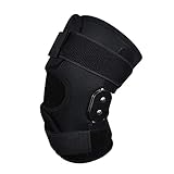 Rodilleras profesionales Rodilleras Rodilleras Compresión de la manga Soporte estabilizadores Gel Cojín para el trabajo Running Meniscus Tear Arthritis Recovery L (Negro).