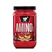 Produktbild BSN Amino X BCAA Pulver, Zuckerfrei Aminosäuren Komplex Hochdosiert mit Vitamin D, Vitamin B6, Arginin, Taurin und Alanin, Cherry Cola, 30 Portionen, 435g