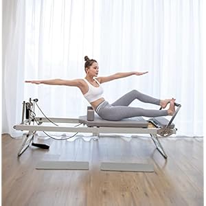 Foldable Pilates Reformer Machine Equipment for Home Workouts