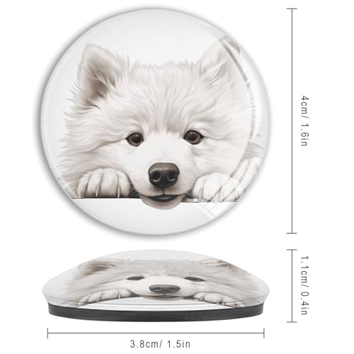 Aimants de réfrigérateur Samoyed pour organiser vos notes de bureau