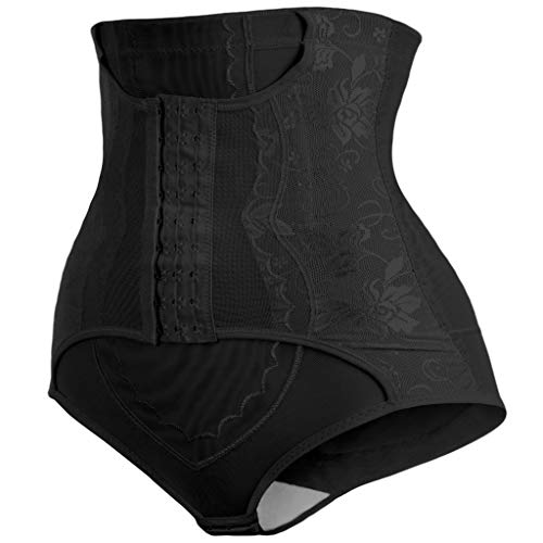 SWEET CHERRY 850 Women Best Waist Cincher Girdle Belly Trainer Corset Body Shapewear (S, Black) - Thumbnail 4