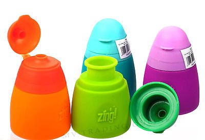 Zing! Travel Silicone Leak-Resistant Spice Sauce Bottle