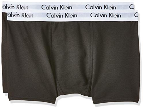 Calvin Klein Modern Trunk Intimo, Nero (Black 001), 12-14 Anni (Pacco da 2) Bambino