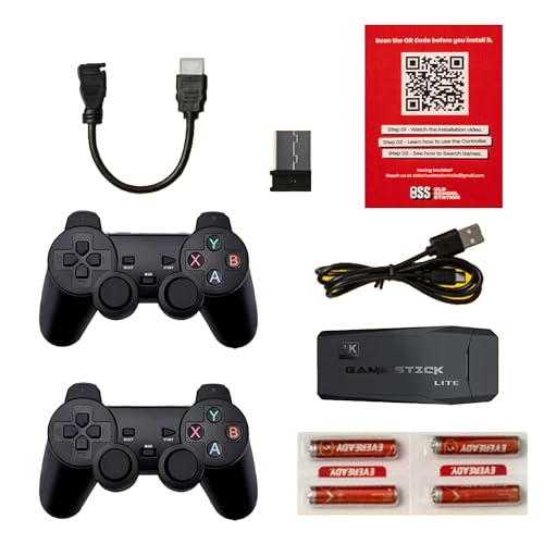 OLD SCHOOL STATION Atom Retro Gaming Console, 15000+ Games, 64GB Storage, 9 Emulators, Dual Wireless Controllers - Image 7