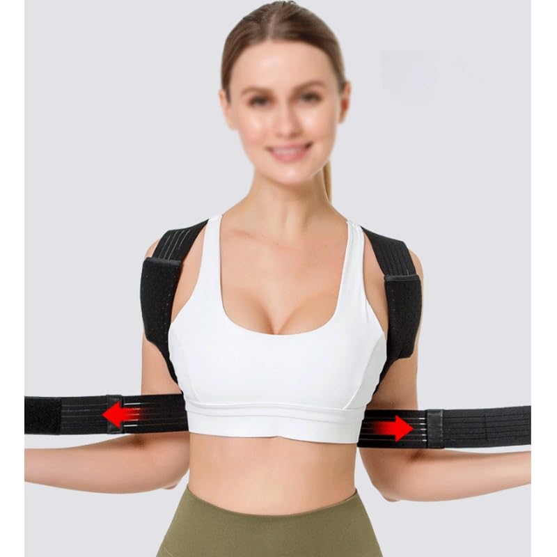 Adjustable Sitting Posture Stabilizing Belt Back Correction Breathable Clavicle Invisible Support
