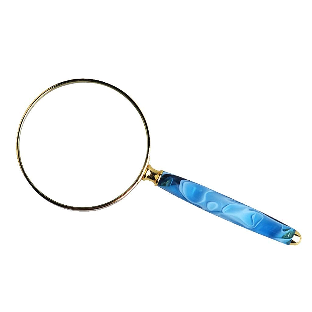 Lente d'Ingrandimento Lettura Riparazione 10X Lente d'Ingrandimento palmare Vecchio Lettura Ottica HD Ideale per Lettura, circuiti, valutazione Gioielli, Fatto a Mano, Cucito (Circolare)