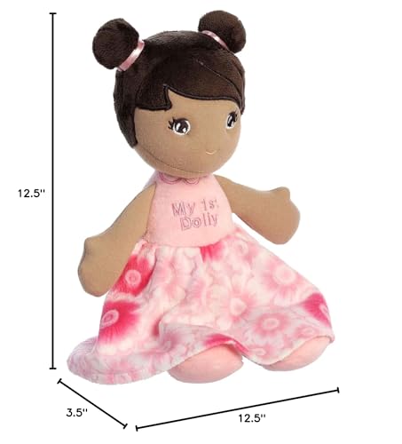 Aurora(r) Elegant First Doll Baby Stuffed Doll - Imaginative Play - Stylish Companions - Pink 12 Inches - Image 8
