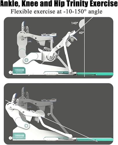 Ejercitador eléctrico de rodilla y tobillo ajustable miniatura 3