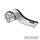 Heat Shroud Sleeve Aluminized Sleeving Express Aluminized Hose and Silver Hose Wire Protection...