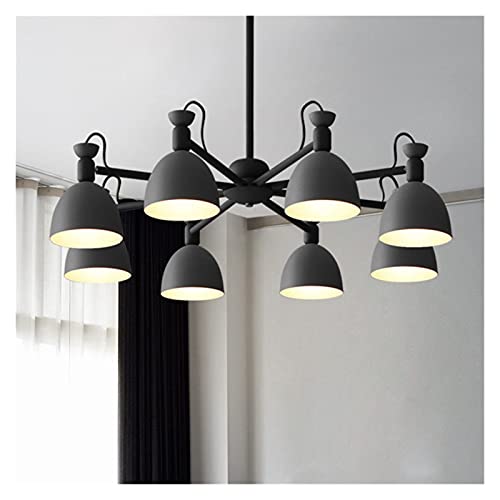 Chandelier minimaliste E27 pour illuminer vos soirées de salon - 6