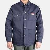 Ben Davis Original Jacket, Snap Front Navy (Navy, X Large)