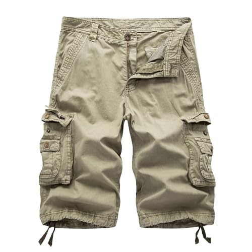 Shorts cargo de algodón para hombre talla 44 miniatura 1