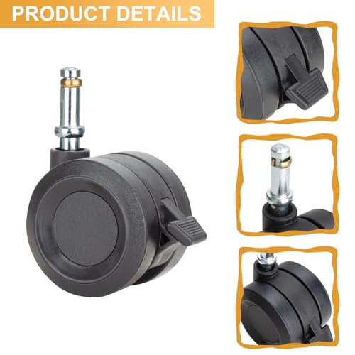 67067 Grill Wheels & 67066 Caster Inserts for Weber GS4 Genesis II Gas Grills Parts Weber Genesis II S-310 S-315 E-210 E-310 E-410 E-610 SE-335 CE-310 Parts, Weber Genesis 2 LX S-240 S-440 S-640 Parts