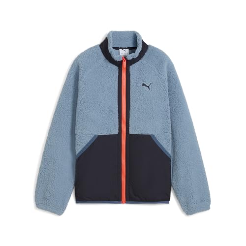 Manteau PUMA Hybrid Sherpa Jacket Mixte enfant - Blouson polaire chaud zippé