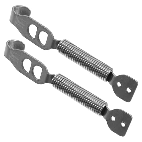 HAPINARY Kit de Cierre para Capó y Maletero de Coche Pestillos de Resorte de Aleación de Aluminio Resistentes Seguro y Fácil de Instalar para Motor y Portón Trasero