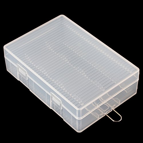 【The Origlam Hard Plastic Battery Organizer Batteries Holder, Storage Case Box Case Holder For 4 X 26650 Batteries #TOP30