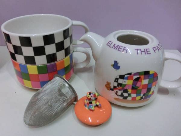 ゾウのエルマー☆陶器 Amazon | ぞうのエルマー ELMER THE PATCHWORK ELEPHANT